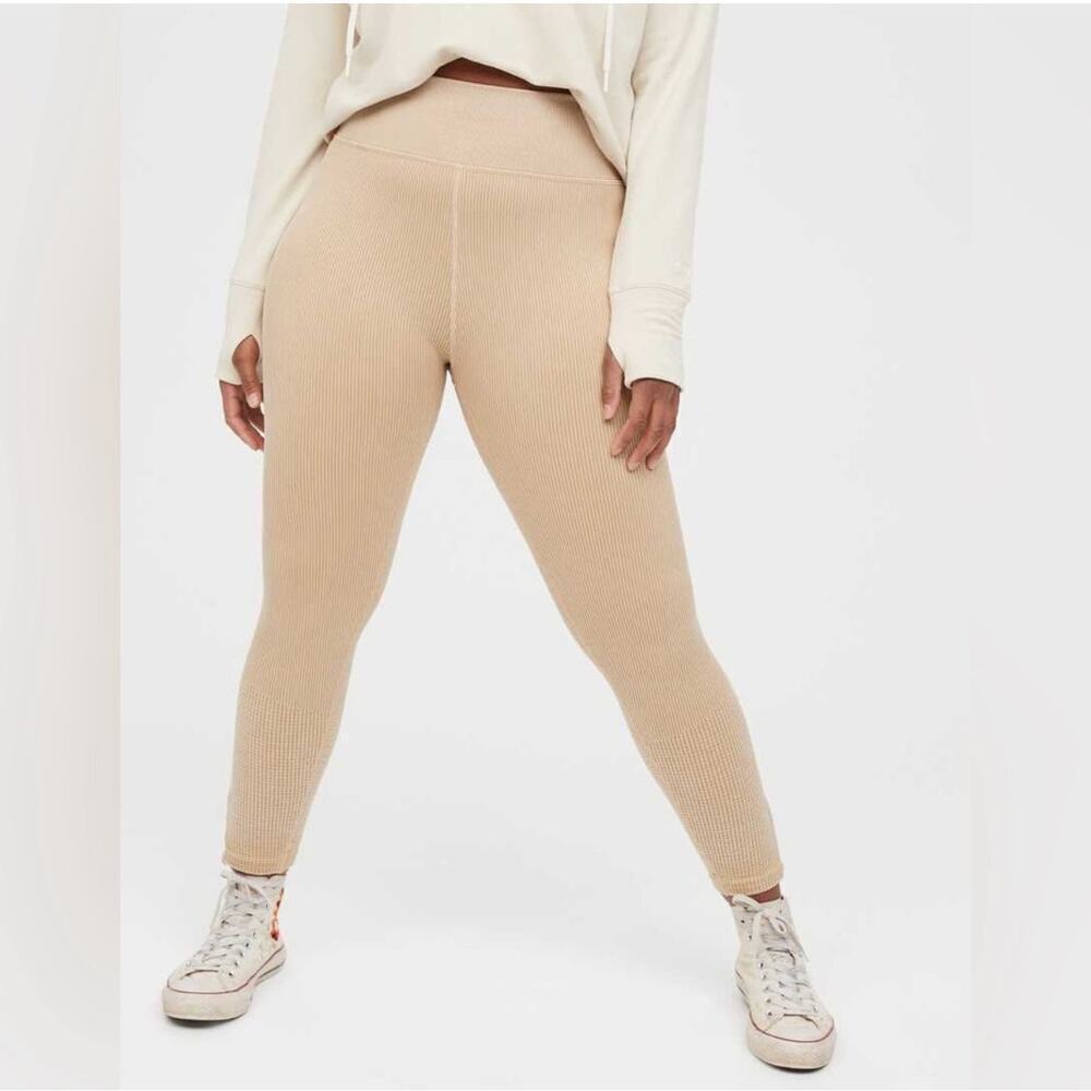 Aerie NWT Main Squeeze High Waisted Waffle Leggings